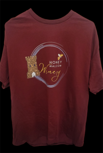 Honey Malcom T-shirt - Maroon